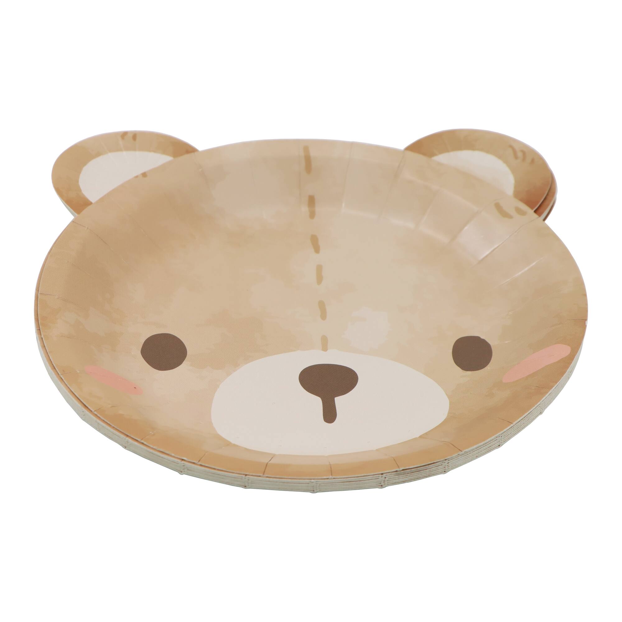 24 Packs: 8 ct. (192 total) 7" Bear Shaped Snack Plates by Celebrate It™